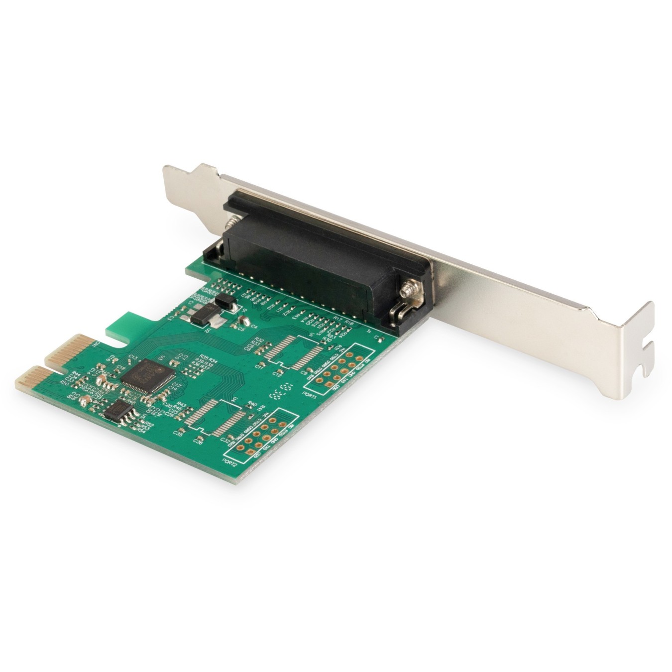 parallel PCIe 1x Digitus - Full-height, 1-Port Parallel Interface Card, PCIe, Multicolour — Buy in Cyprus with Fast Delivery