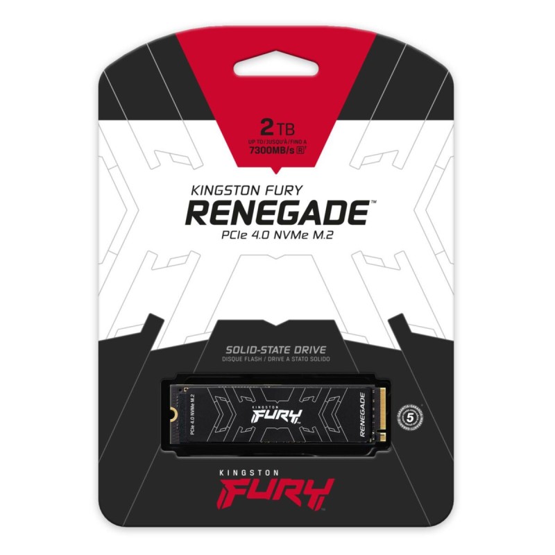 Kingston FURY Renegade 2TB M.2 2280 NVMe SSD - PCIe 4.0 x4 7300 MB/s - SFYRD/2000G (Boxed) — Buy in Cyprus with Fast Delivery