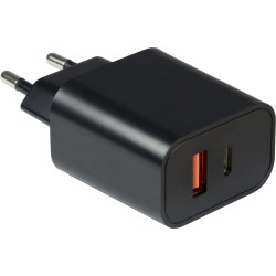 Charger USB-C 20W Black Inter-Tech - PD-2120 - Black — Buy in Cyprus with Fast Delivery
