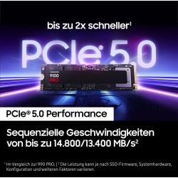 Buy Samsung 9100 Pro M.2 NVMe SSD - MZ-VAP1T0BW - 1TB PCIe Gen5 (M.2 2280, V-NAN... in Cyprus, Nicosia, Limassol, Larnaka, Pafos