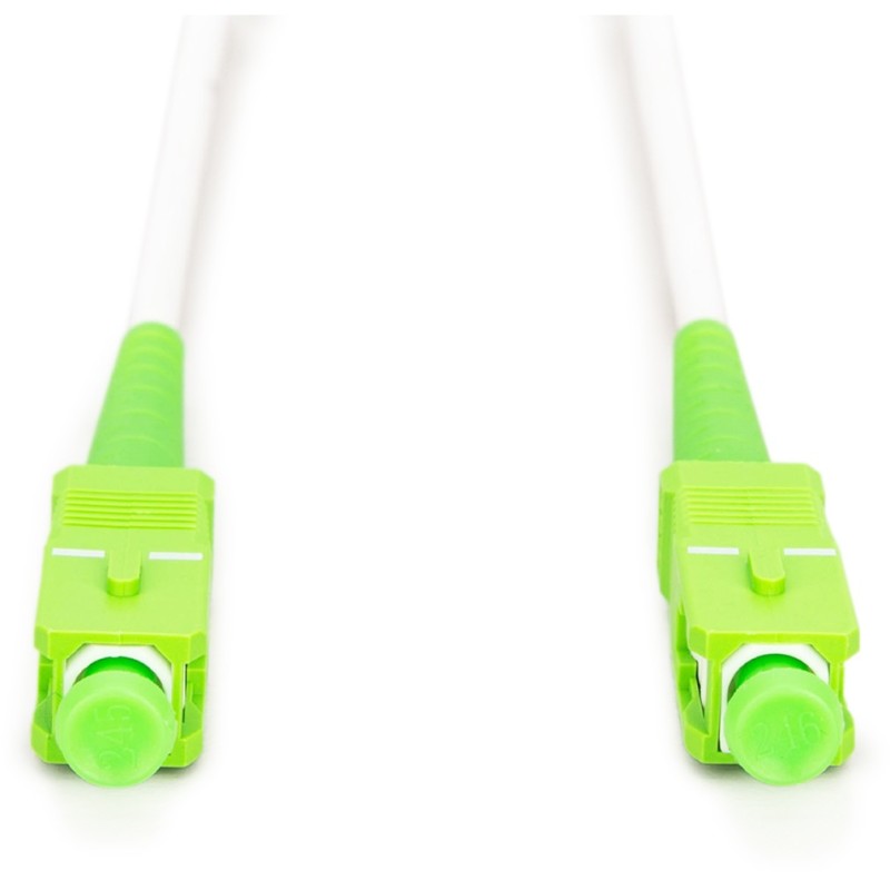 Buy LWL Patchkabel SCA - to SCA 20.00m Singlemode Simple - Green, White in Cyprus, Nicosia, Limassol, Larnaka, Pafos