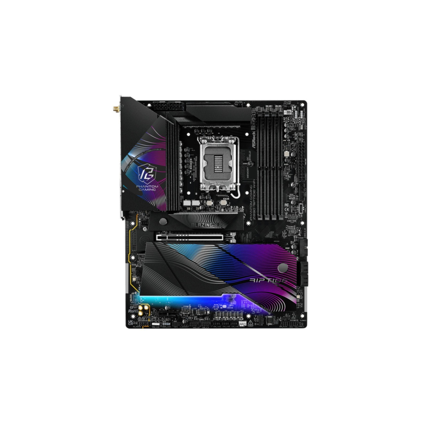 ASRock Z890 Riptide WiFi - LGA1851 ATX Motherboard - DDR5, 256GB, Wi-Fi 7, 2.5Gb LAN, Thunderbolt x2