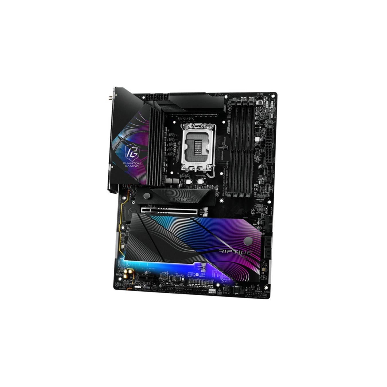 ASRock Z890 Riptide WiFi - LGA1851 ATX Motherboard - DDR5, 256GB, Wi-Fi 7, 2.5Gb LAN, Thunderbolt x2