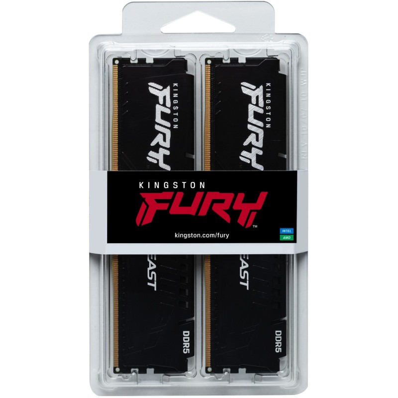 Buy KINGSTON 32GB 6000MT s DDR5 CL36 DIMM Kit of 2 FURY Beast Black EXPO - 2x16G... in Cyprus, Nicosia, Limassol, Larnaka, Pafos