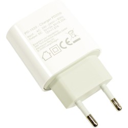 Buy Charger USB-C 20W Quick Charge INTER-TECH - PD-1020 - White, USB-C, 20W in Cyprus, Nicosia, Limassol, Larnaka, Pafos