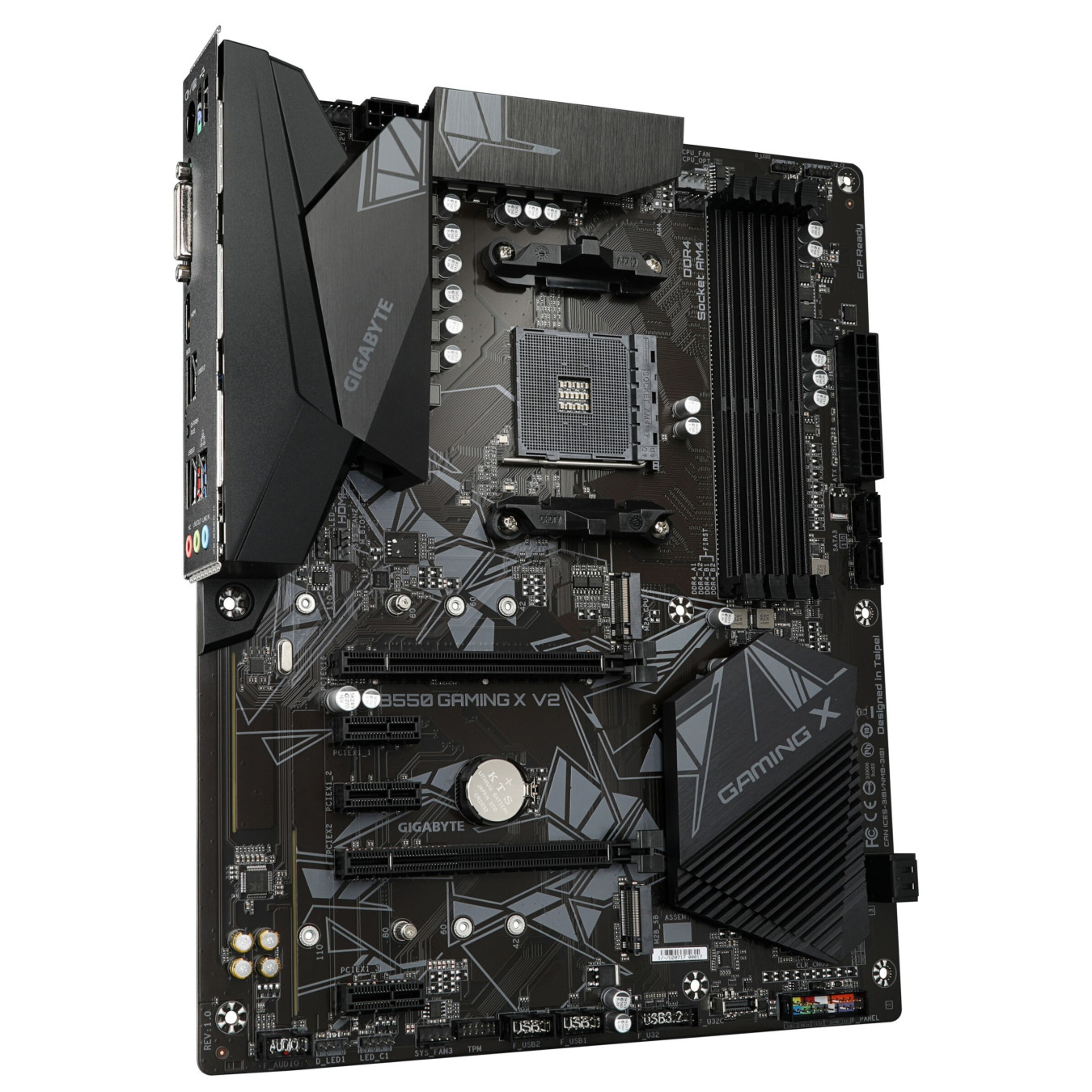 Gigabyte GA-B550-GAMING X V2 - B550 AM4 ATX Motherboard, DDR4, 4x DIMM, 128GB Max — Buy in Cyprus with Fast Delivery
