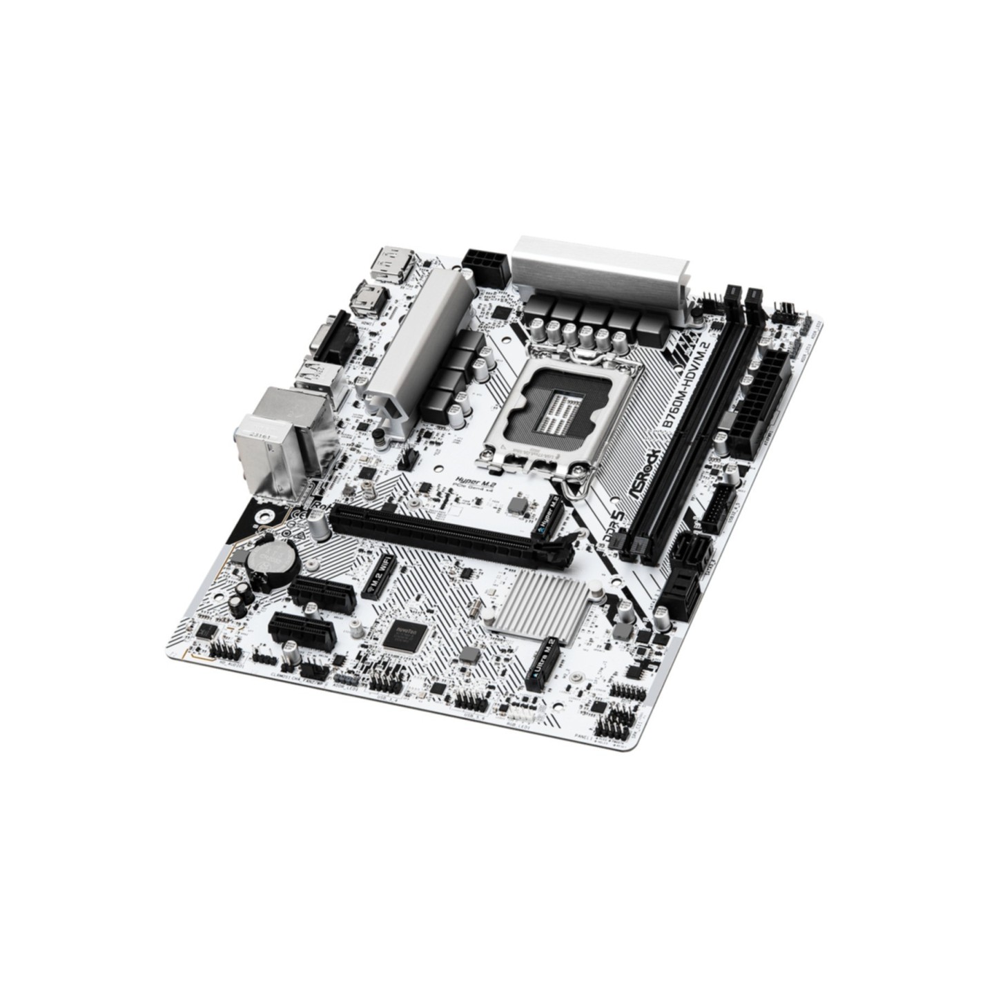ASRock B760M-HDV/M.2 LGA1700 Micro-ATX Motherboard Intel B760 DDR5 PCIe4.0 (Boxed) — Buy in Cyprus with Fast Delivery