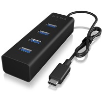 ICY BOX IB-HUB1409-C3 USB-C to 4x USB 3.0 Hub - Aluminum Bus-Powered — Armenius Store Cyprus