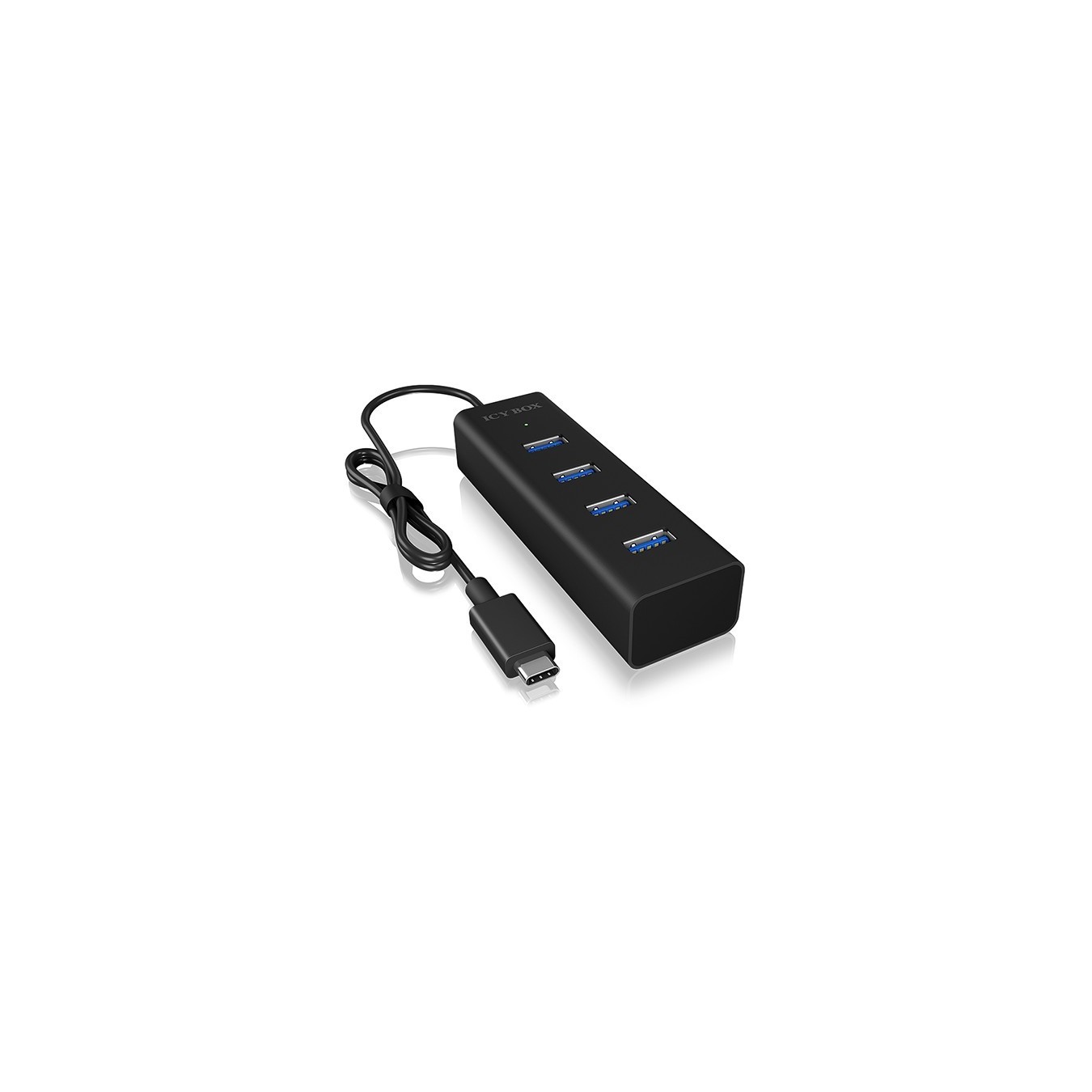 ICY BOX IB-HUB1409-C3 USB-C Hub – 4x USB 3.0 Aluminum | Armenius Store