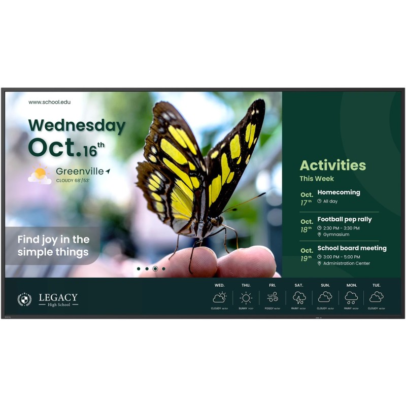 Buy BenQ 109.2cm (43') ST4304 - Android 14 UHD 2xHDMI 350nits freight shipping in Cyprus, Nicosia, Limassol, Larnaka, Pafos