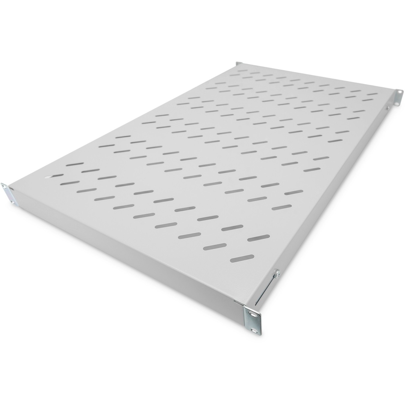 Rack Shelf 44x482x700-1180mm - Grey - 1U with Variable Rails - Up to 50 kg — Buy in Cyprus with Fast Delivery