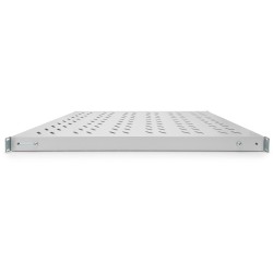 Buy Rack Shelf 44x482x700-1180mm - Grey - 1U with Variable Rails - Up to 50 kg in Cyprus, Nicosia, Limassol, Larnaka, Pafos