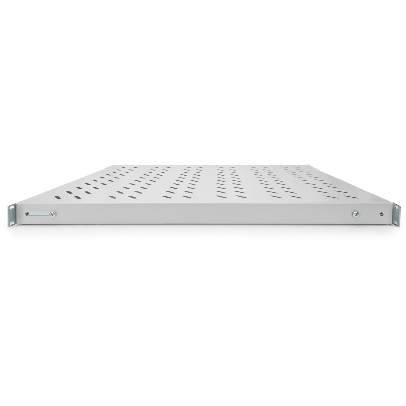 Buy Rack Shelf 44x482x700-1180mm - Grey - 1U with Variable Rails - Up to 50 kg in Cyprus, Nicosia, Limassol, Larnaka, Pafos