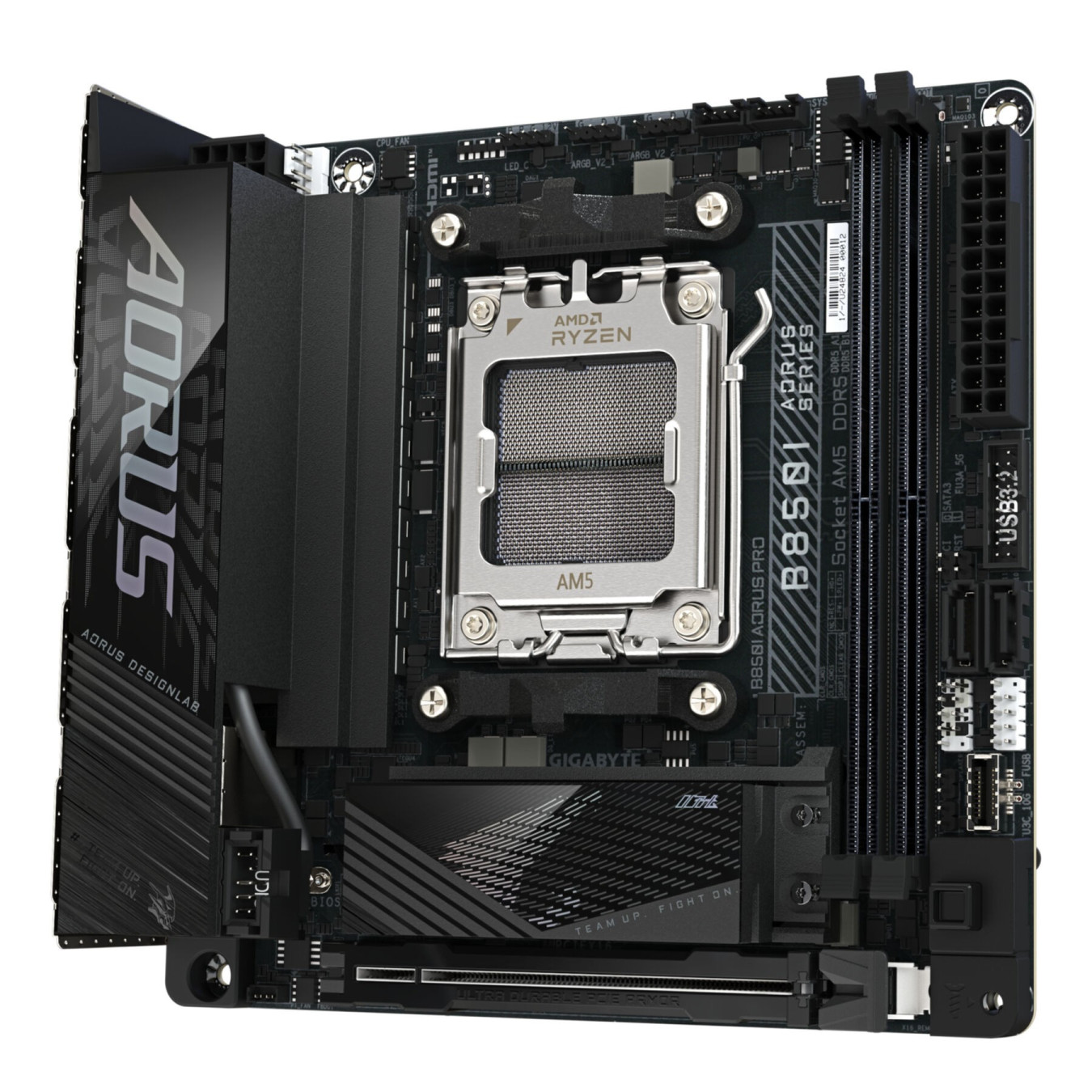 Gigabyte GA-B850I AORUS PRO - AM5 mini-ITX Motherboard - DDR5, 128GB Max, Ryzen 7000/8000/9000