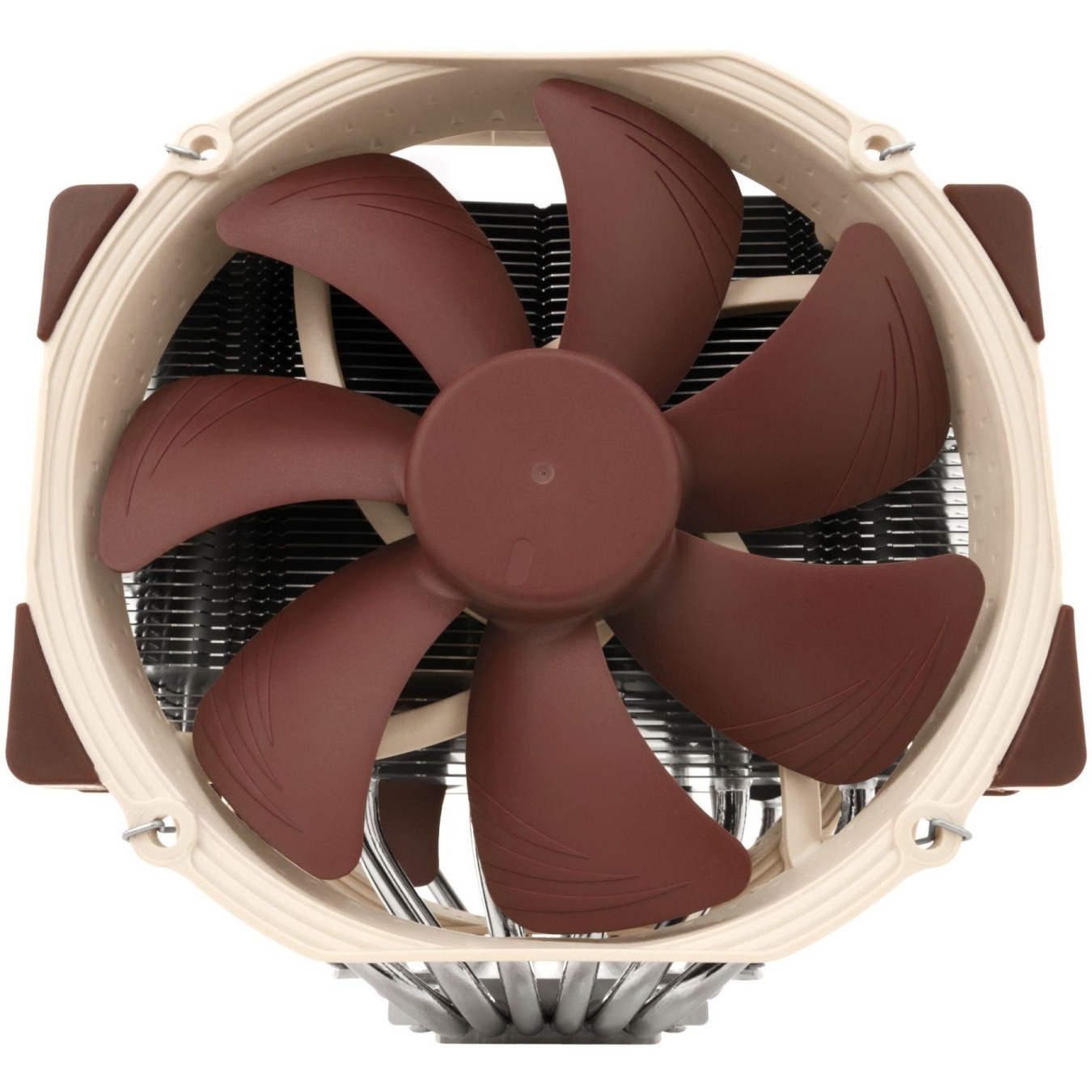 K NOCTUA NH-D15 SE-AM4 Processor Cooler Computer Cooling Component - NH-D15 SE-AM4 - Beige. Brown. Stainless steel