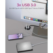 Desk Hub with 2 Card Readers, Audio In/Out, Charging Function and LED ICY BOX — Buy in Cyprus with Fast Delivery