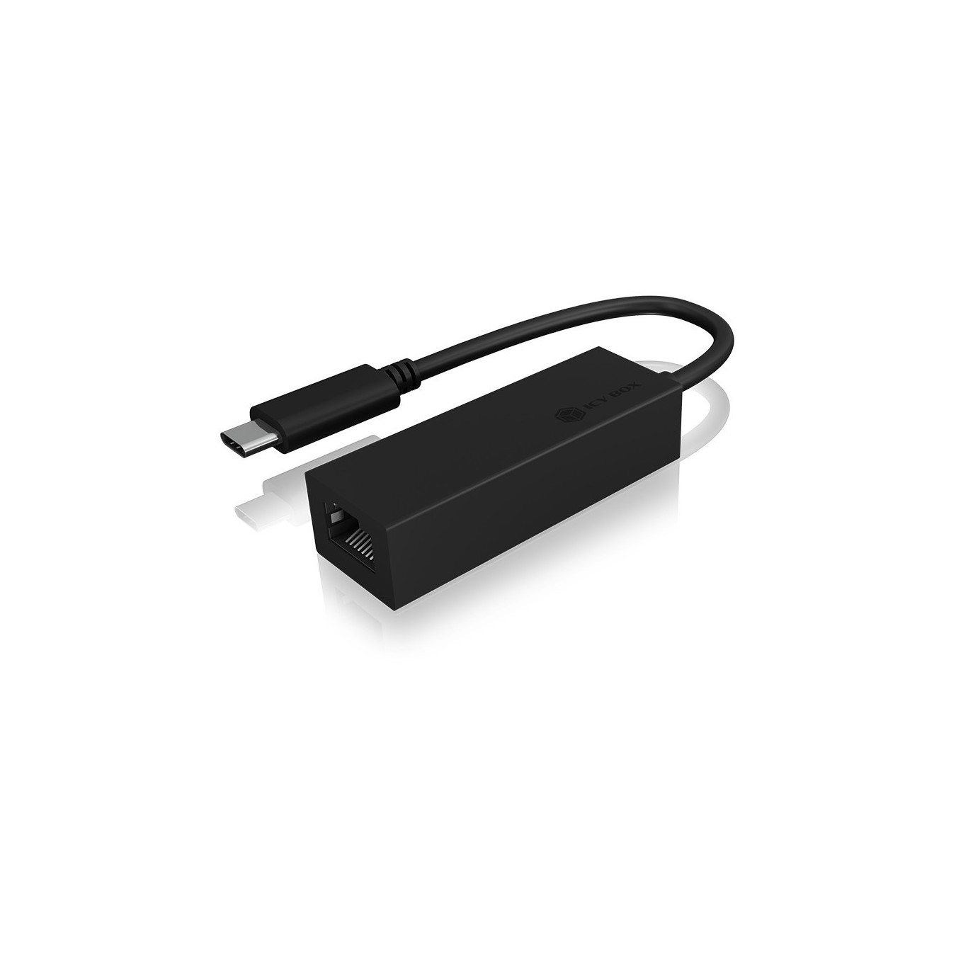 ICY BOX IB-LAN100-C3 USB-C to Gigabit LAN (ST-BU) Adapter - IB-LAN100-C3 - Color Black — Buy in Cyprus with Fast Delivery
