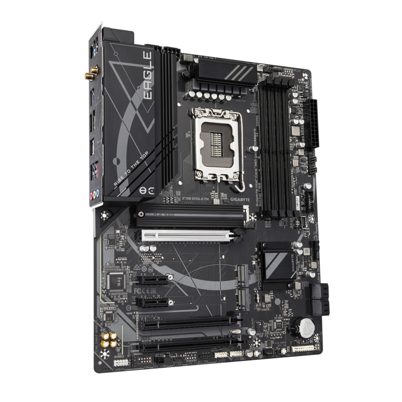 Gigabyte GA-Z790 EAGLE AX - ATX LGA1700 Motherboard, Intel Z790, DDR5, 4 DIMM, 192GB Max, 2.5GbE, HDMI/DP - Black