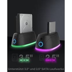 Buy ICY BOX Docking Station for 2.5' & 3.5' SATA Drives - USB 3.0 in Cyprus, Nicosia, Limassol, Larnaka, Pafos