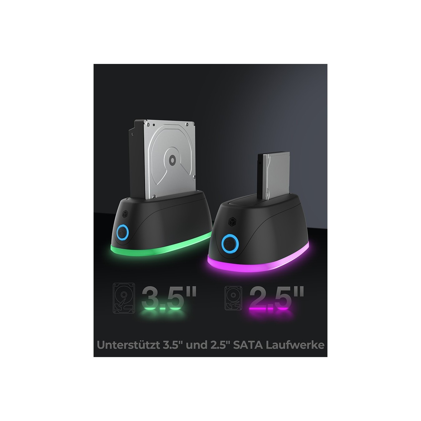 ICY BOX Docking Station for 2.5' & 3.5' SATA Drives - USB 3.0 — Buy in Cyprus with Fast Delivery