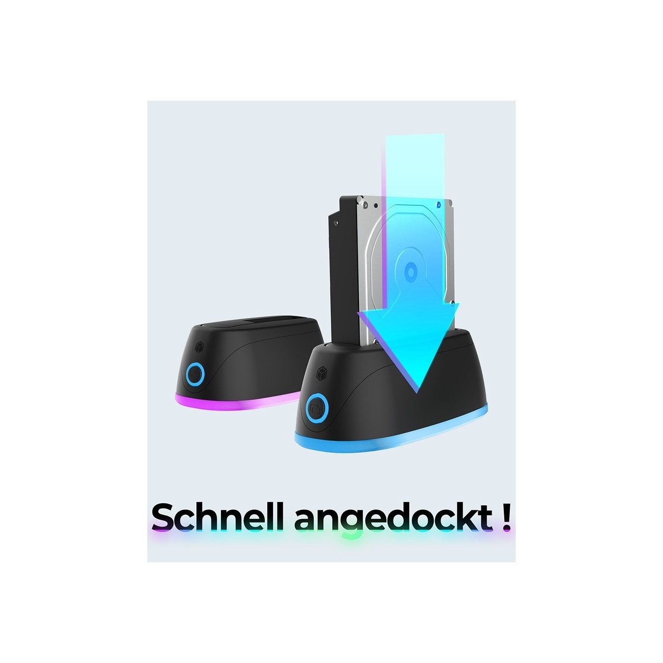 ICY BOX Docking Station for 2.5' & 3.5' SATA Drives - USB 3.0 — Buy in Cyprus with Fast Delivery