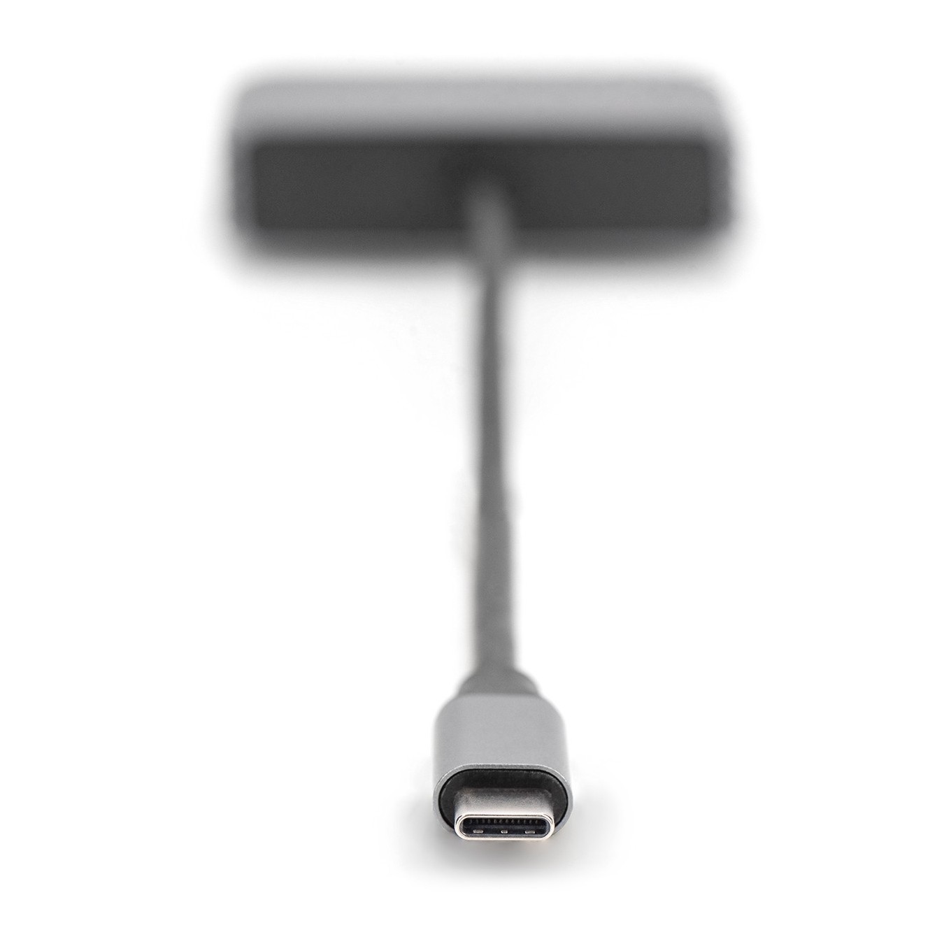 Adapter DIGITUS mini DP + VGA Adapter 20cm 4K 30Hz Silver Aluminum Housing — Buy in Cyprus with Fast Delivery