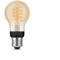Philips Hue White Ambiance E27 Filament A60 Teardrop LED Smart Bulb - 4500 K, 550 lm, 7 W, Bluetooth, HomeKit compatible