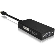 Adapter ICY BOX mini DisplayPort to DVI HDMI VGA 4K 60Hz Black - Characteristics — Buy in Cyprus with Fast Delivery