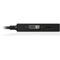 Adapter ICY BOX mini DisplayPort to DVI HDMI VGA 4K 60Hz Black - Characteristics — Buy in Cyprus with Fast Delivery