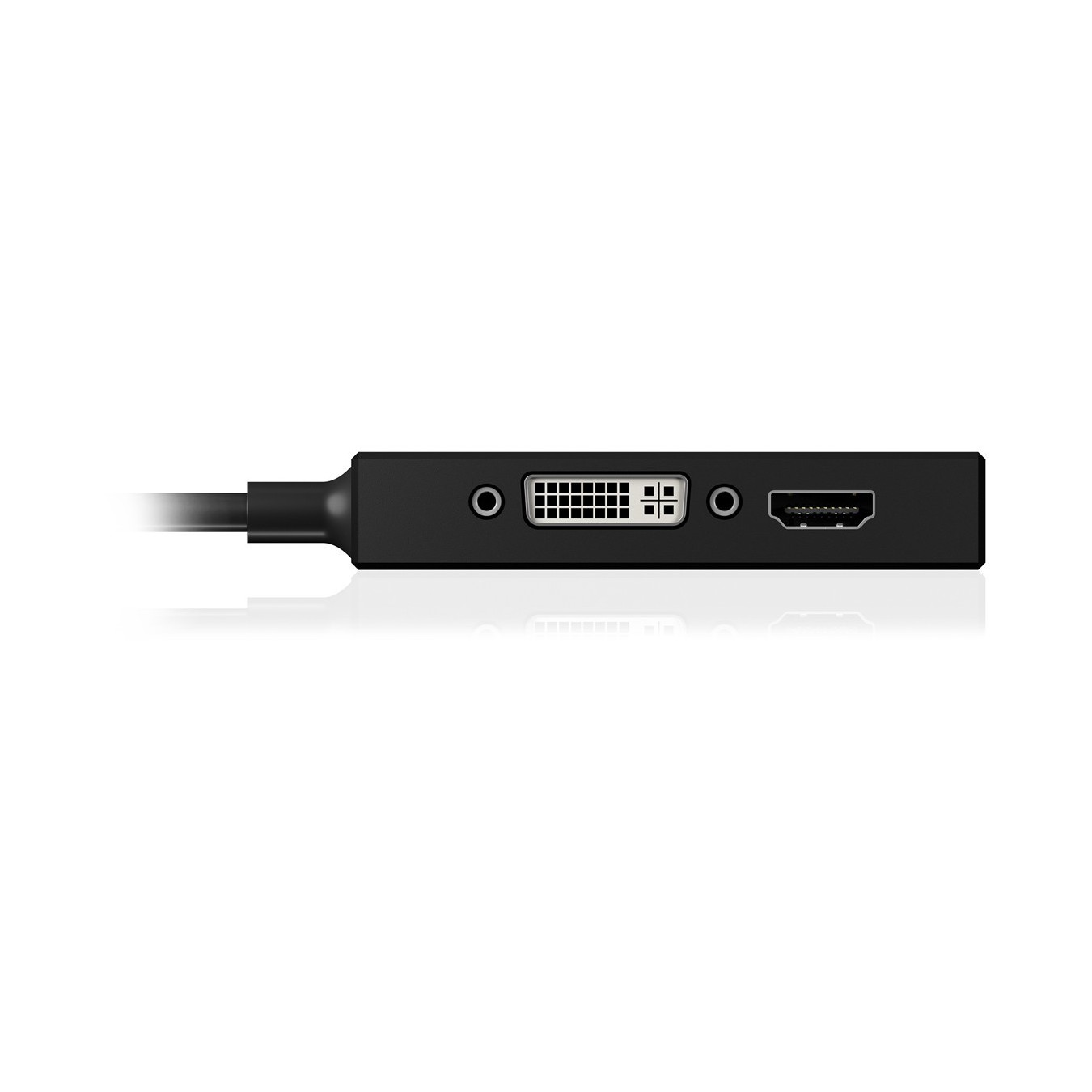 Adapter ICY BOX mini DisplayPort to DVI HDMI VGA 4K 60Hz Black - Characteristics — Buy in Cyprus with Fast Delivery