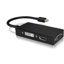 Adapter ICY BOX mini DisplayPort to DVI HDMI VGA 4K 60Hz Black - Characteristics — Buy in Cyprus with Fast Delivery