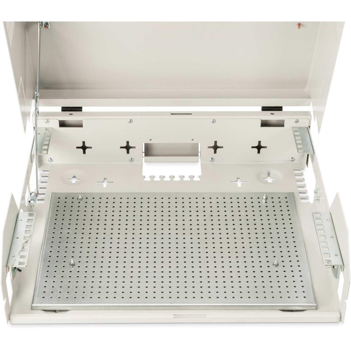 Wall-mount enclosure SOHO 3HE 145x500x475 mm Grey Slim - SOHO - Grey, 3U — Buy in Cyprus with Fast Delivery