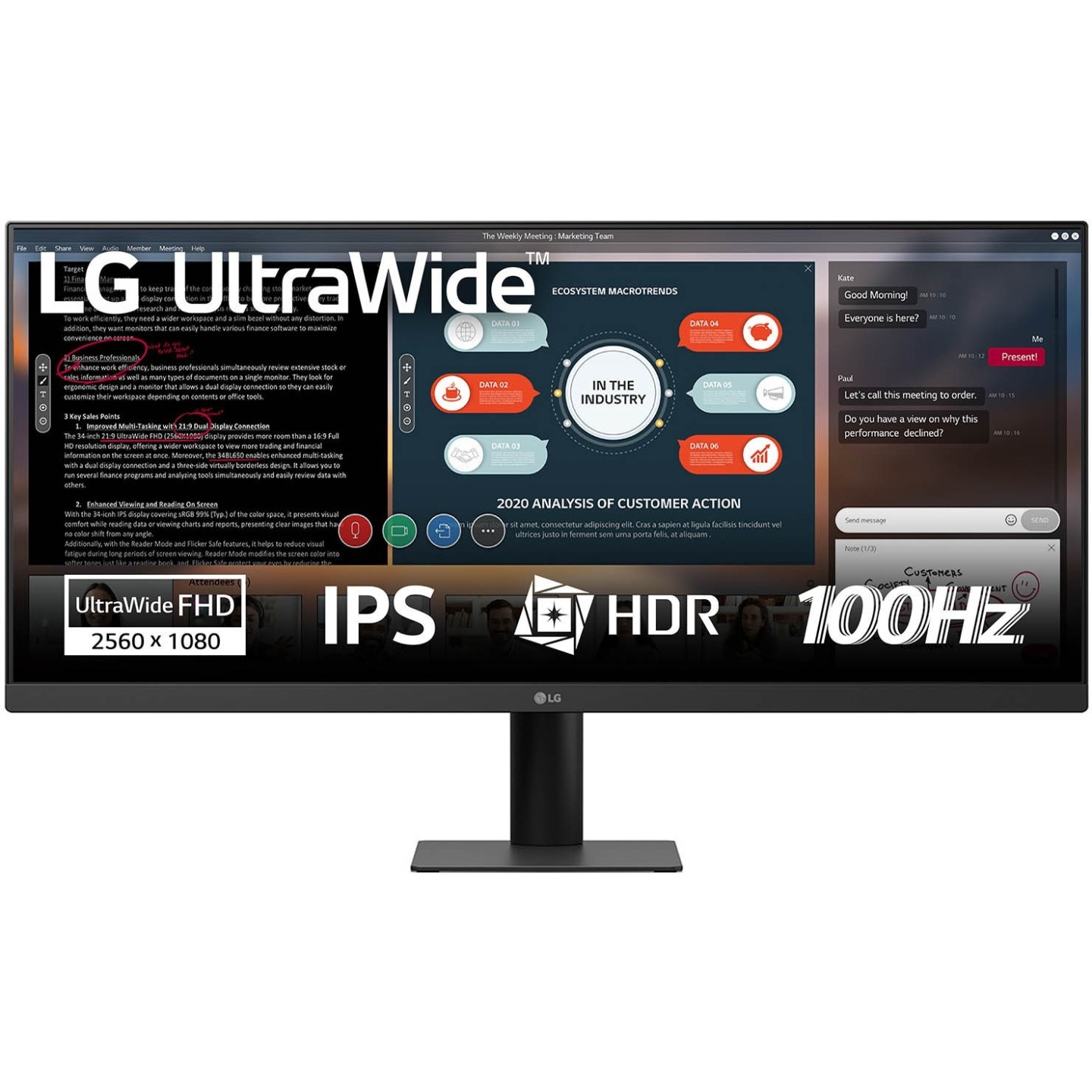 LG 29U511A-B 29" WFHD IPS Ultrawide Monitor 100Hz HDR10 - 2560x1080 (Boxed) — Buy in Cyprus with Fast Delivery