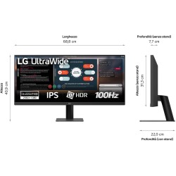 LG 29U511A-B 29" WFHD IPS Ultrawide Monitor 100Hz HDR10 - 2560x1080 (Boxed) — Buy in Cyprus with Fast Delivery