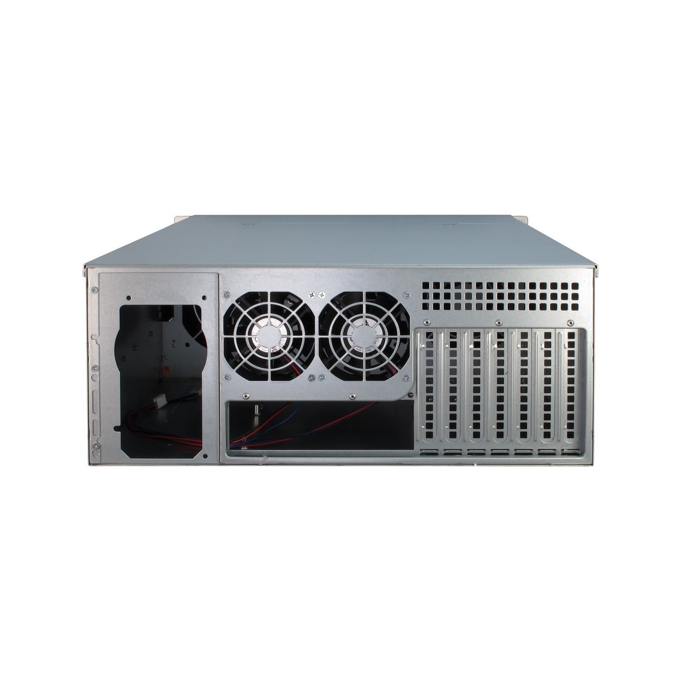 Inter-Tech Rack Server Chassis - 4U-4424 - Metall - Schwarz - Silber - ATX.EATX.EEB.Mini-ITX.uATX - 4U