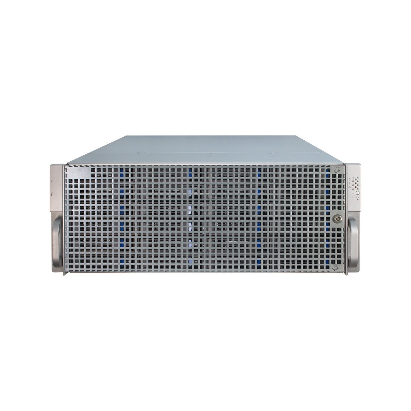 Inter-Tech Rack Server Chassis - 4U-4424 - Metall - Schwarz - Silber - ATX.EATX.EEB.Mini-ITX.uATX - 4U