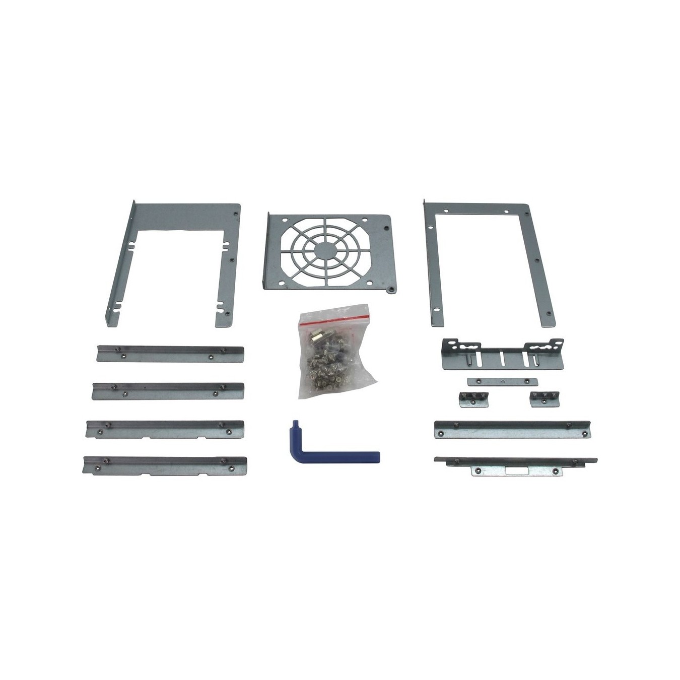 Inter-Tech Rack Server Chassis - 4U-4424 - Metall - Schwarz - Silber - ATX.EATX.EEB.Mini-ITX.uATX - 4U