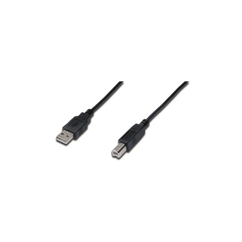 Buy DIGITUS USB 2.0 Cable Type A to B - 3.0 m - Black in Cyprus, Nicosia, Limassol, Larnaka, Pafos