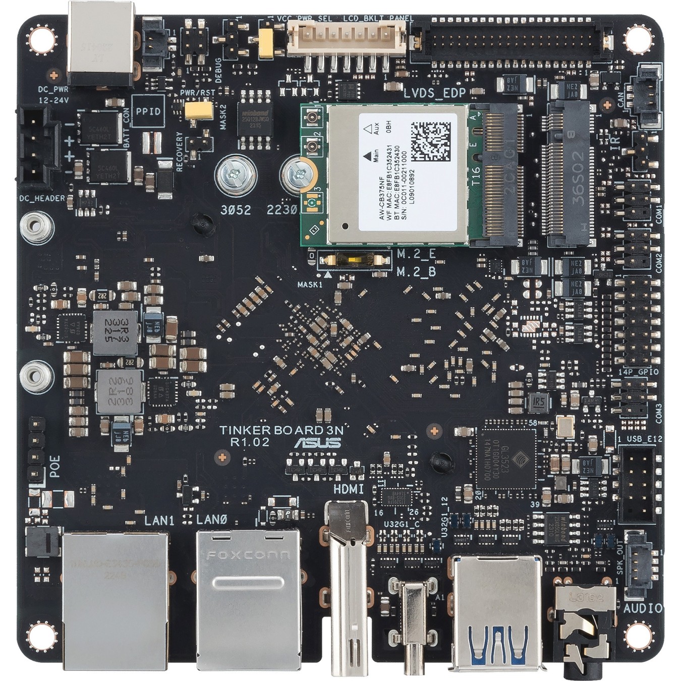 ASUS Tinker Board - 3N - RK3568 Quad-Core, 4GB RAM, 32GB eMMC, Mali-G52 on-board — Buy in Cyprus with Fast Delivery