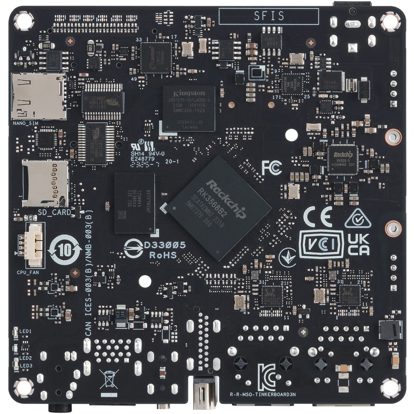 ASUS Tinker Board - 3N - RK3568 Quad-Core, 4GB RAM, 32GB eMMC, Mali-G52 on-board — Buy in Cyprus with Fast Delivery