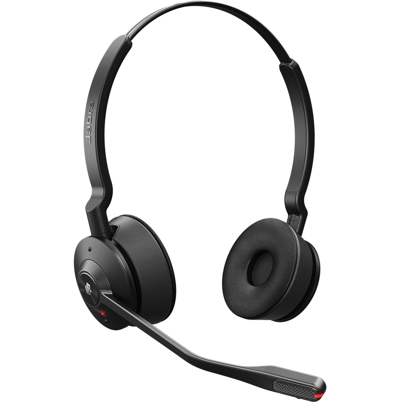 Jabra Engage 55 Stereo Headset on-ear DECT wireless Optimised for Microsoft Teams - 55 - Black, Titanium