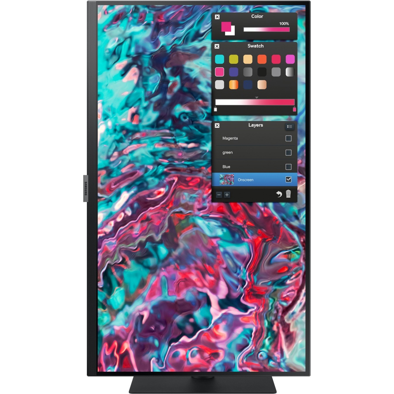 68.6cm 27'' (3840x2160) Samsung ViewFinity S8 - S27B800TGU - 16:9 5ms IPS HDMI 2xThunderbolt4 VESA Pivot 4K Black