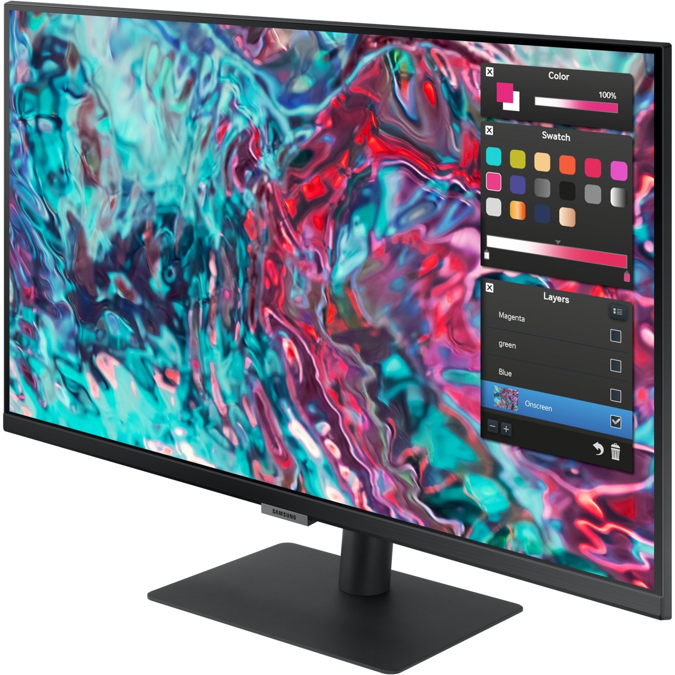 68.6cm 27'' (3840x2160) Samsung ViewFinity S8 - S27B800TGU - 16:9 5ms IPS HDMI 2xThunderbolt4 VESA Pivot 4K Black