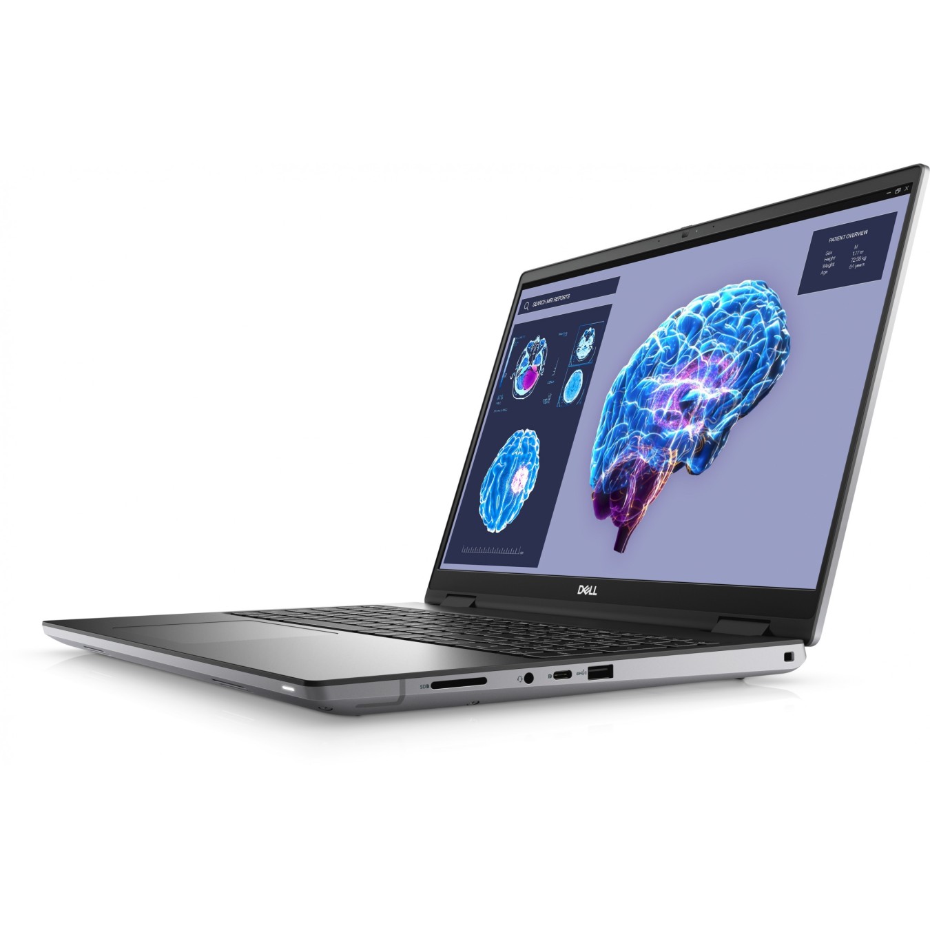 Dell Precision 7680 i9-13950HX 32GB 1TB SSD RTX3500 W11P - i9-13950HX - Grey, 16" display, 1920x1200, Windows 11 Pro