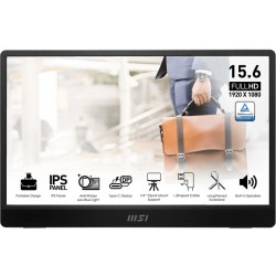 MSI PRO MP161DE E2 15.6" IPS FHD Portable 2x USB-C 4ms 60Hz (Boxed) — Buy in Cyprus with Fast Delivery