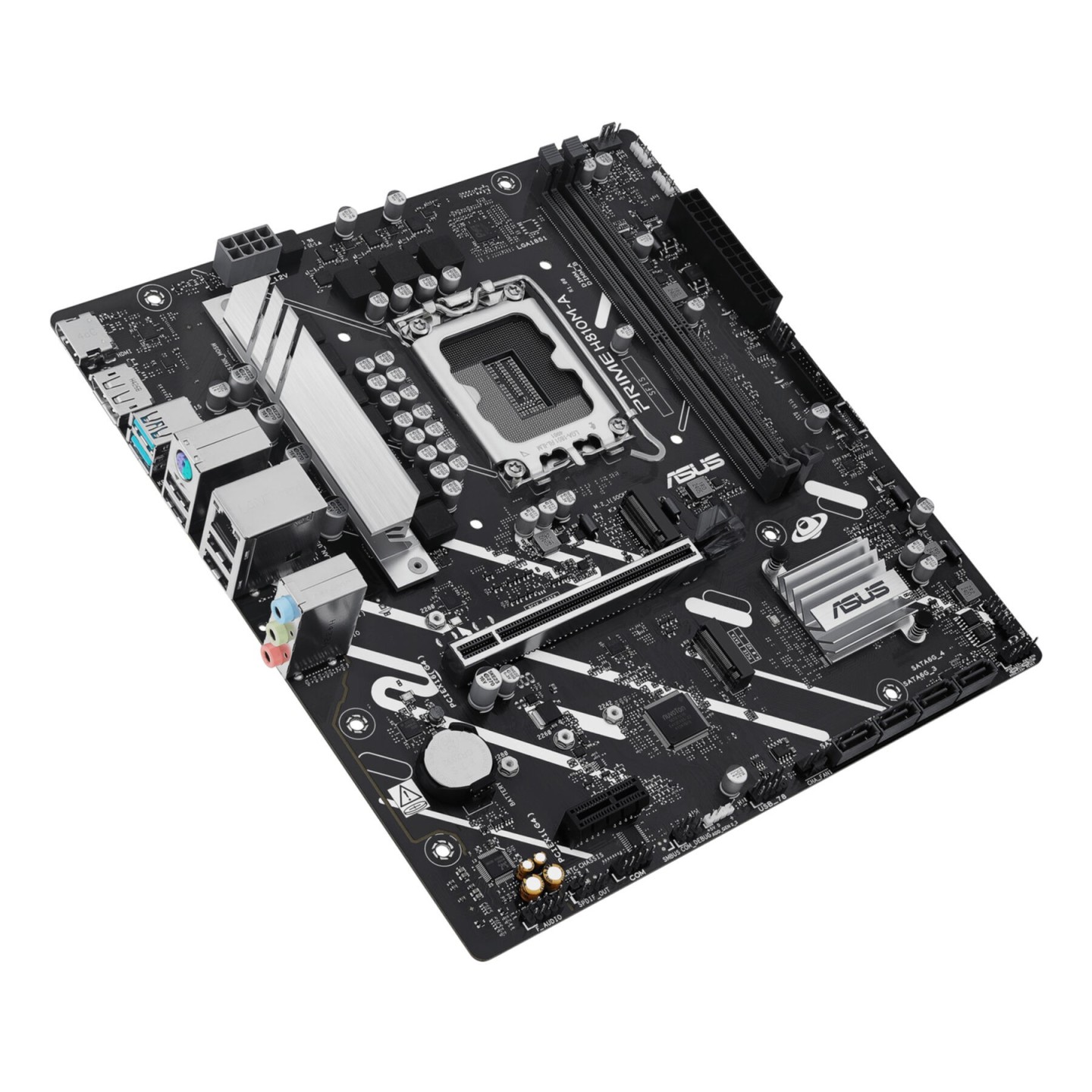 ASUS PRIME H810M-A CSM - H810M-A (LGA1851) Micro-ATX Motherboard, Intel H810, Up to 128GB, AI-Ready (Boxed)