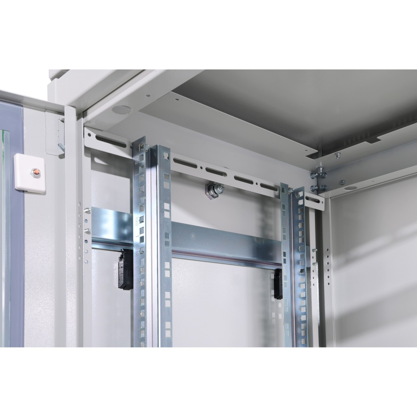 DIGITUS Netzwerkschrank Unique 22HE 1164x600x600mm grau (Speditionsversand) - Freestanding rack 22U