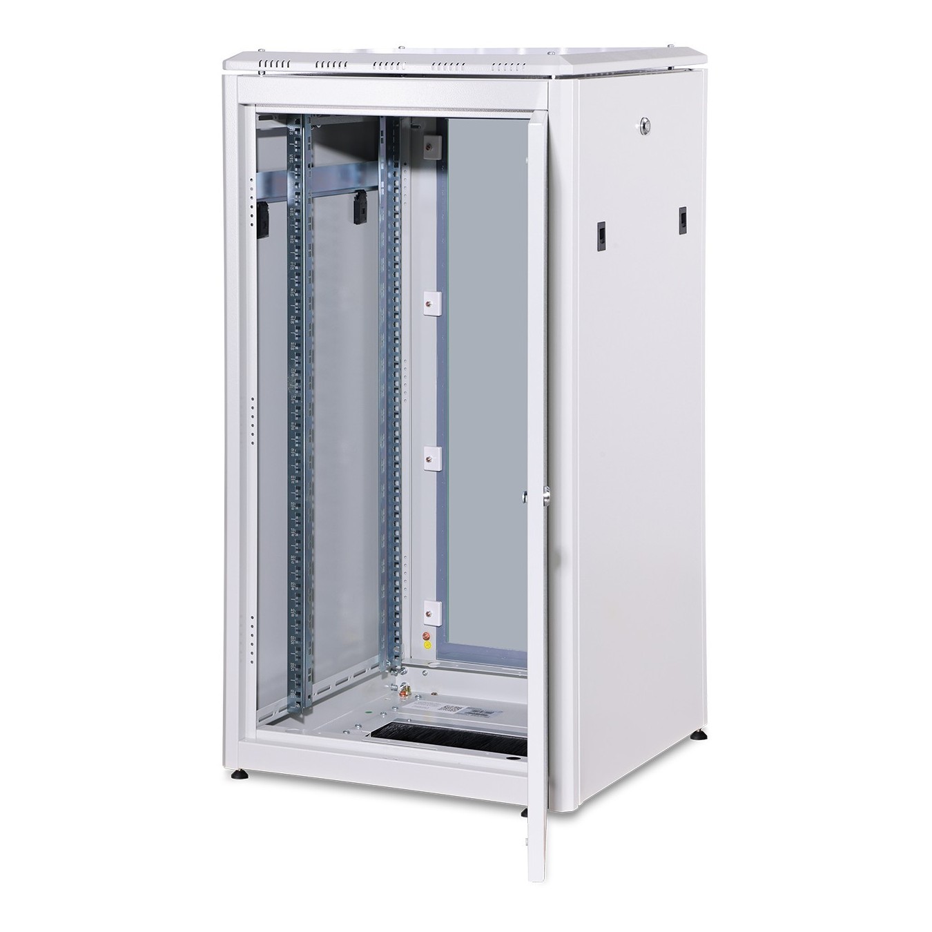 DIGITUS Netzwerkschrank Unique 22HE 1164x600x600mm grau (Speditionsversand) - Freestanding rack 22U