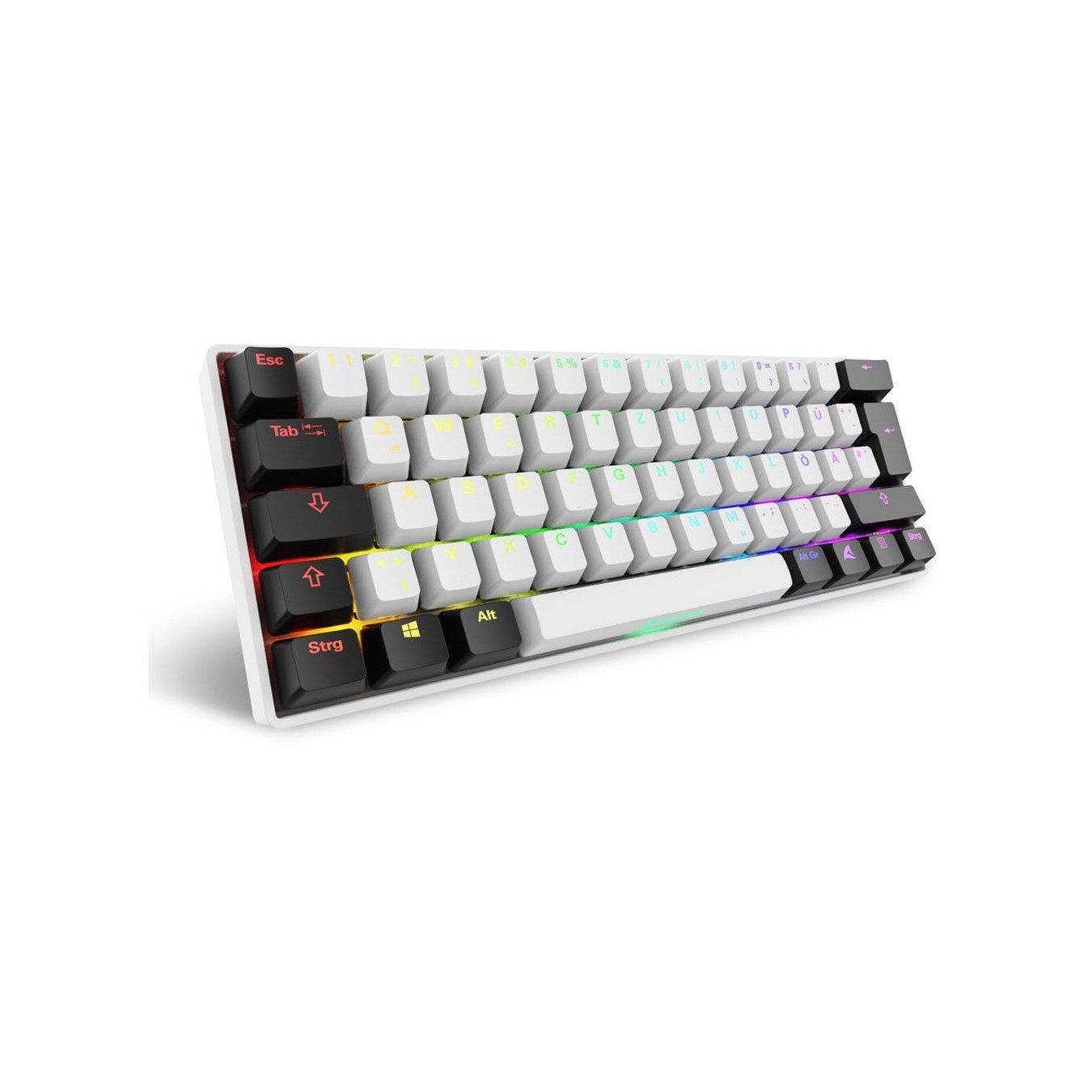 Sharkoon Skiller SGK50S4 Gen2 - SGK50S4 Gen2 - White-Yellow DE — Buy in Cyprus with Fast Delivery