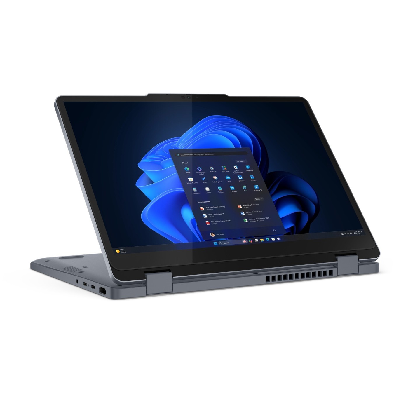 LENOVO 13w 2-in-1 G3 Core5 120U - Luna Grey, 16GB, 512GB SSD W11P Integrated Pen Touch — Buy in Cyprus with Fast Delivery